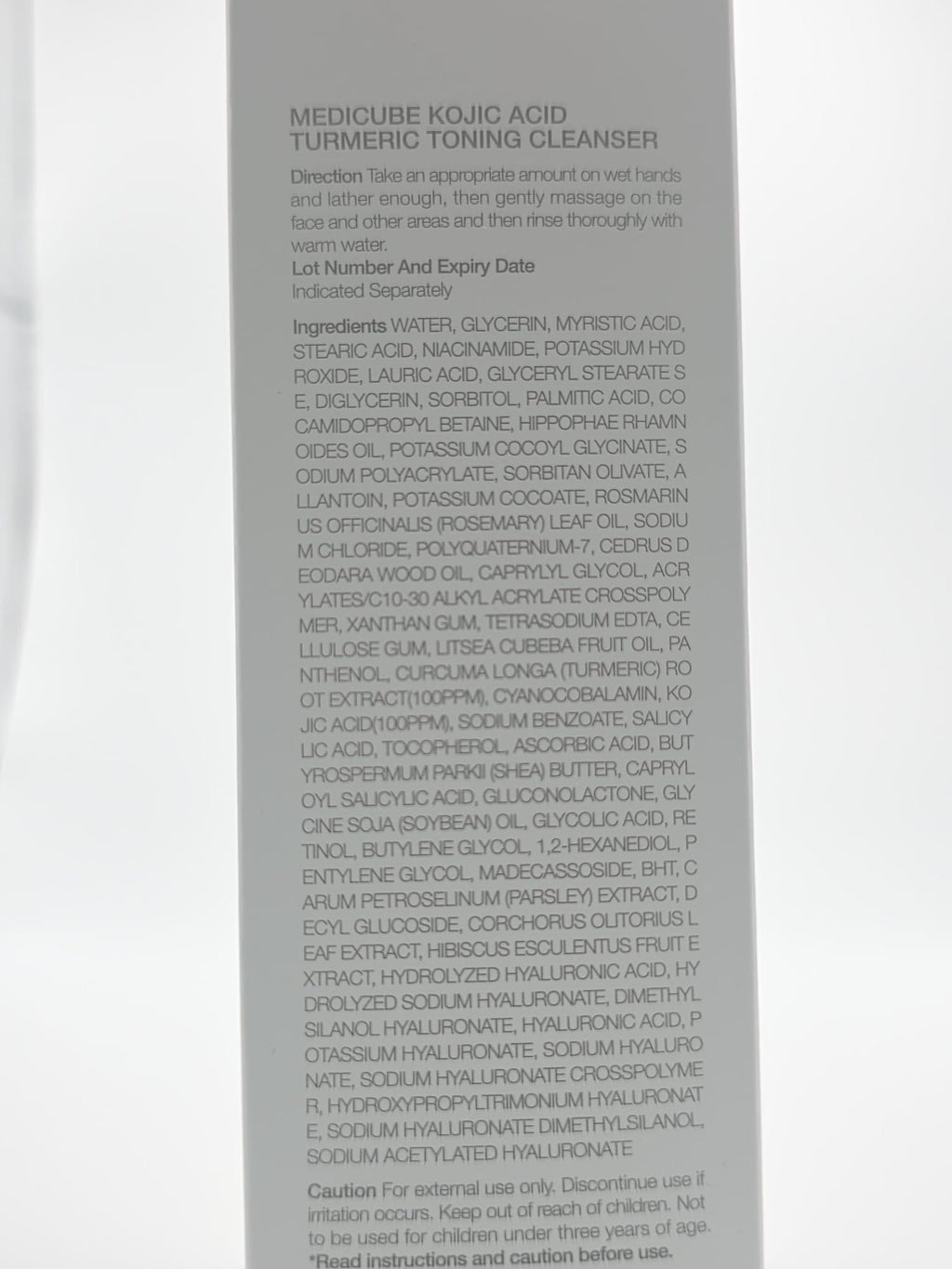 Medicube Kojic Acid Turmeric Toning Cleanser (120g)