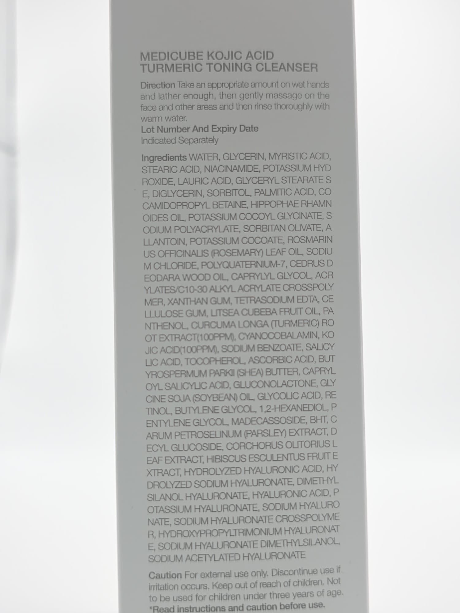 Medicube Kojic Acid Turmeric Toning Cleanser (120g)