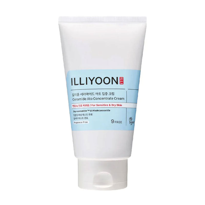 Illiyoon Ceramide Ato Concentrate Cream | Moisturizer for Dry & Sensitive Skin, 100HR Lasting Hydration, For Face & Body