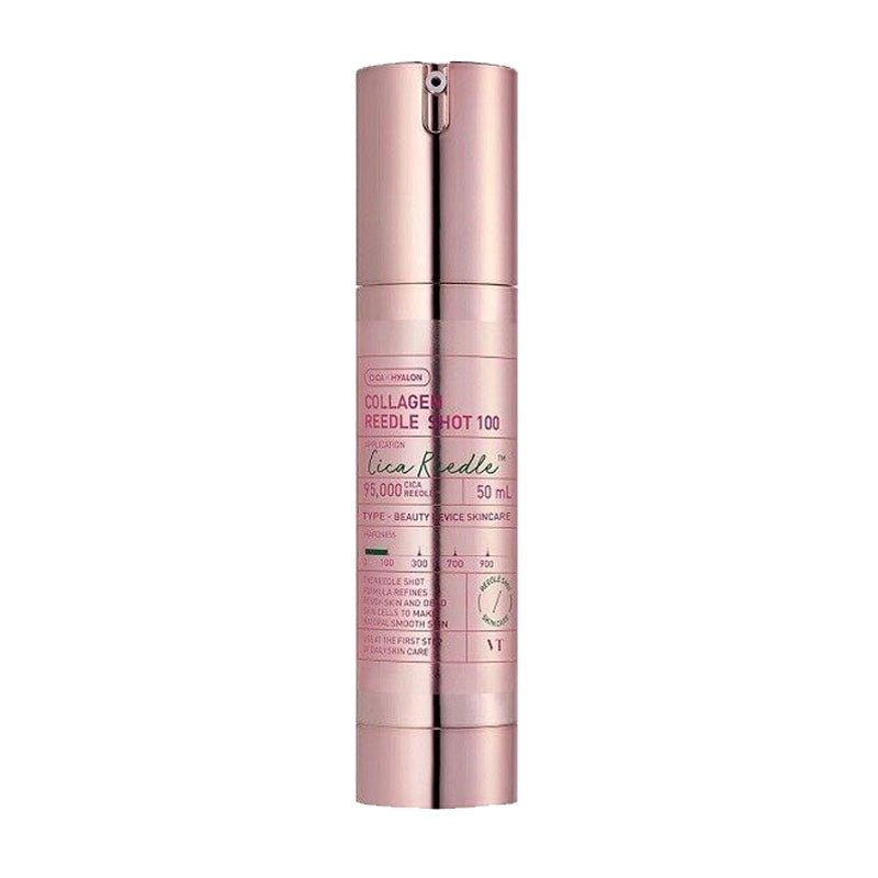 VT Cosmetics Collagen Reedle Shot 100, Firming & Elasticity Microneedling Serum, 500DA Collagen Exosome, Centella-Asiati